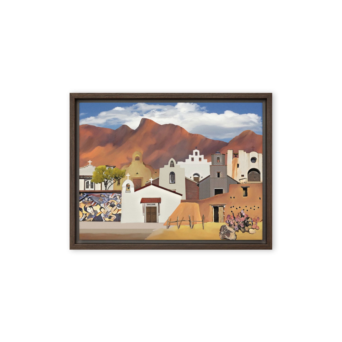 Churches, Chapels & Missions by Mike Berren | Framed canvas