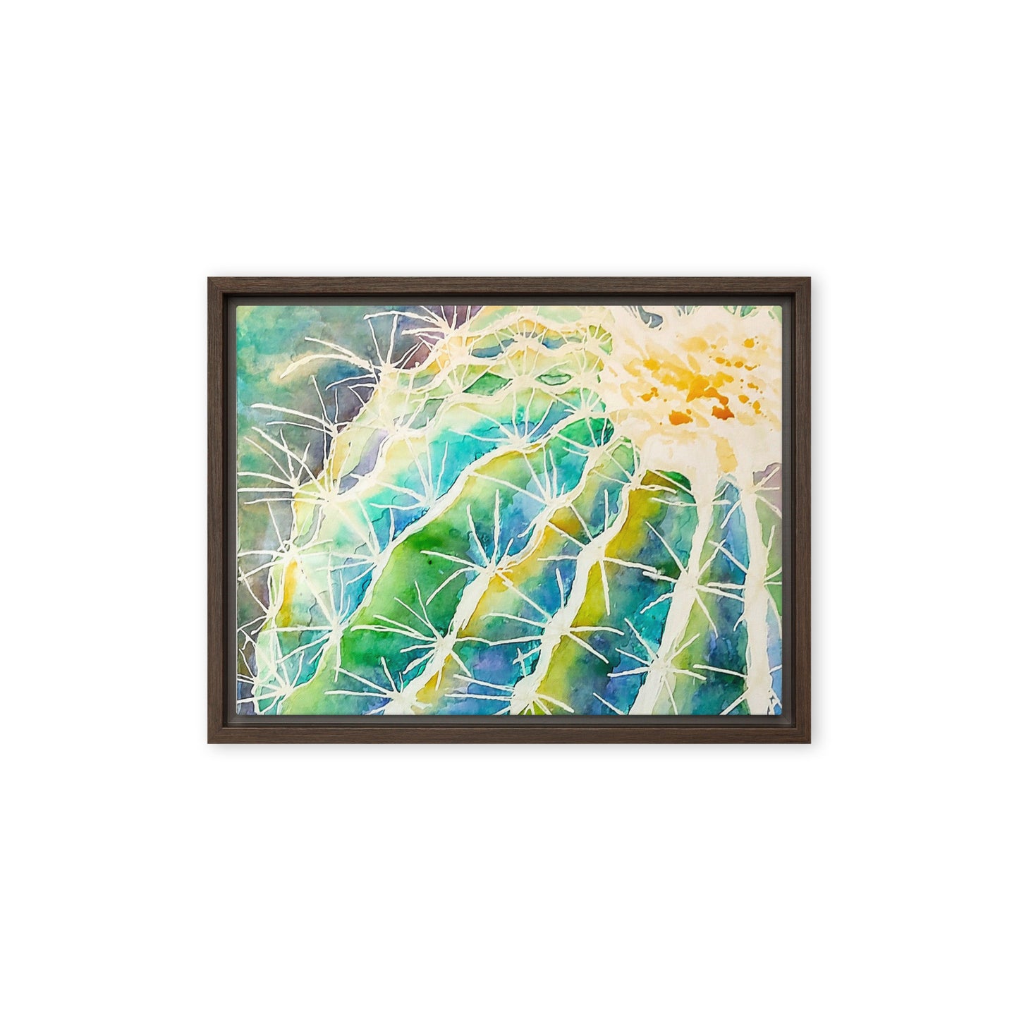 Mutilated Cactus by Lara Somers | Framed canvas