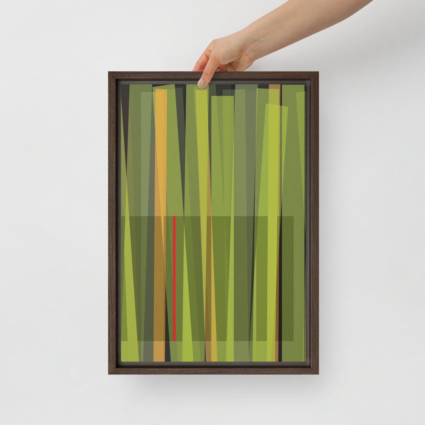 Piano Grass by Damon Leverett | Framed canvas