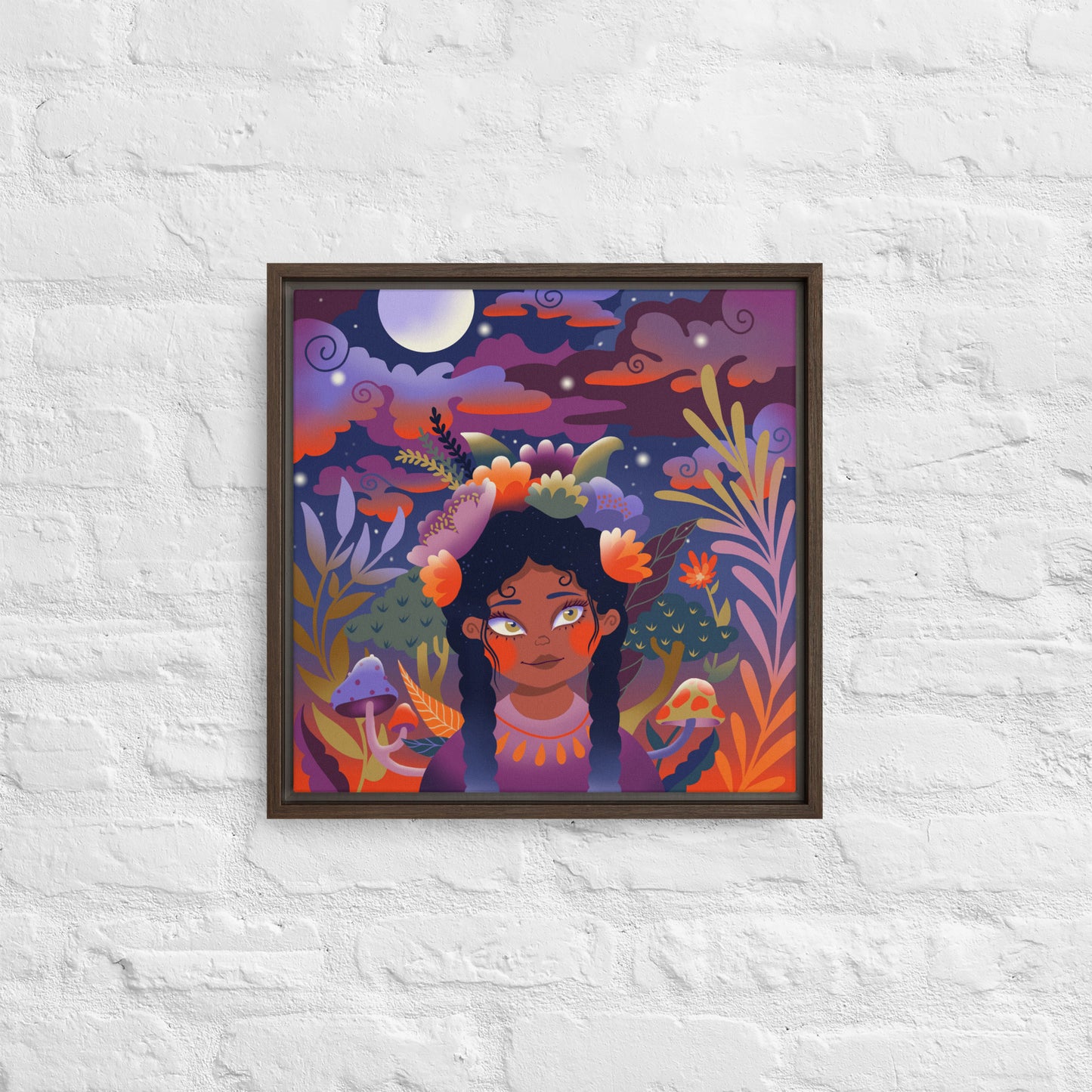 Big Little Dreams by Jessica Gonzales | Framed Canvas Print