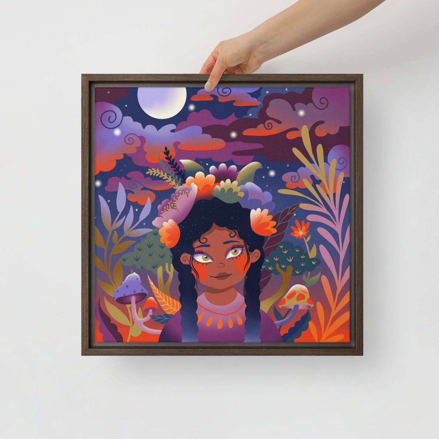 Big Little Dreams by Jessica Gonzales | Framed Canvas Print