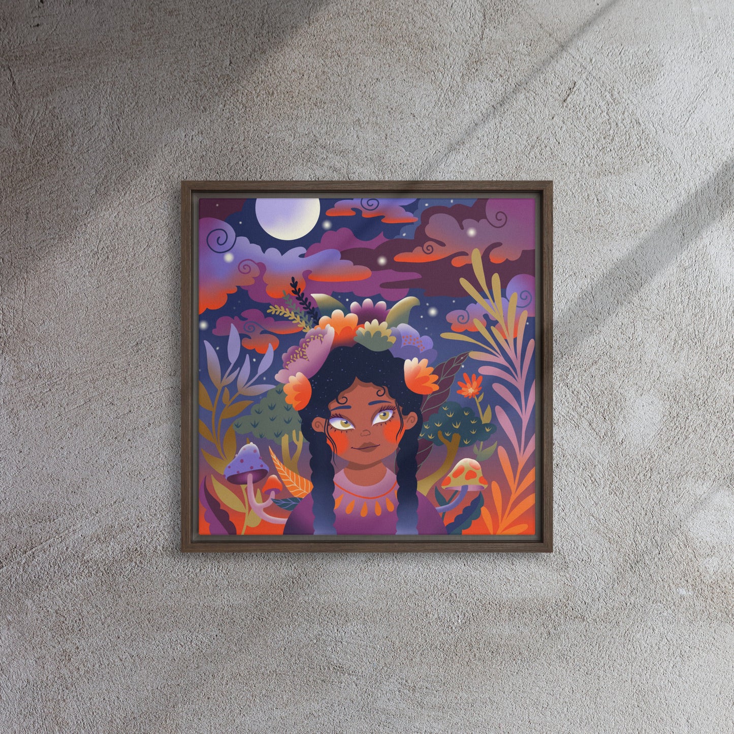 Big Little Dreams by Jessica Gonzales | Framed Canvas Print