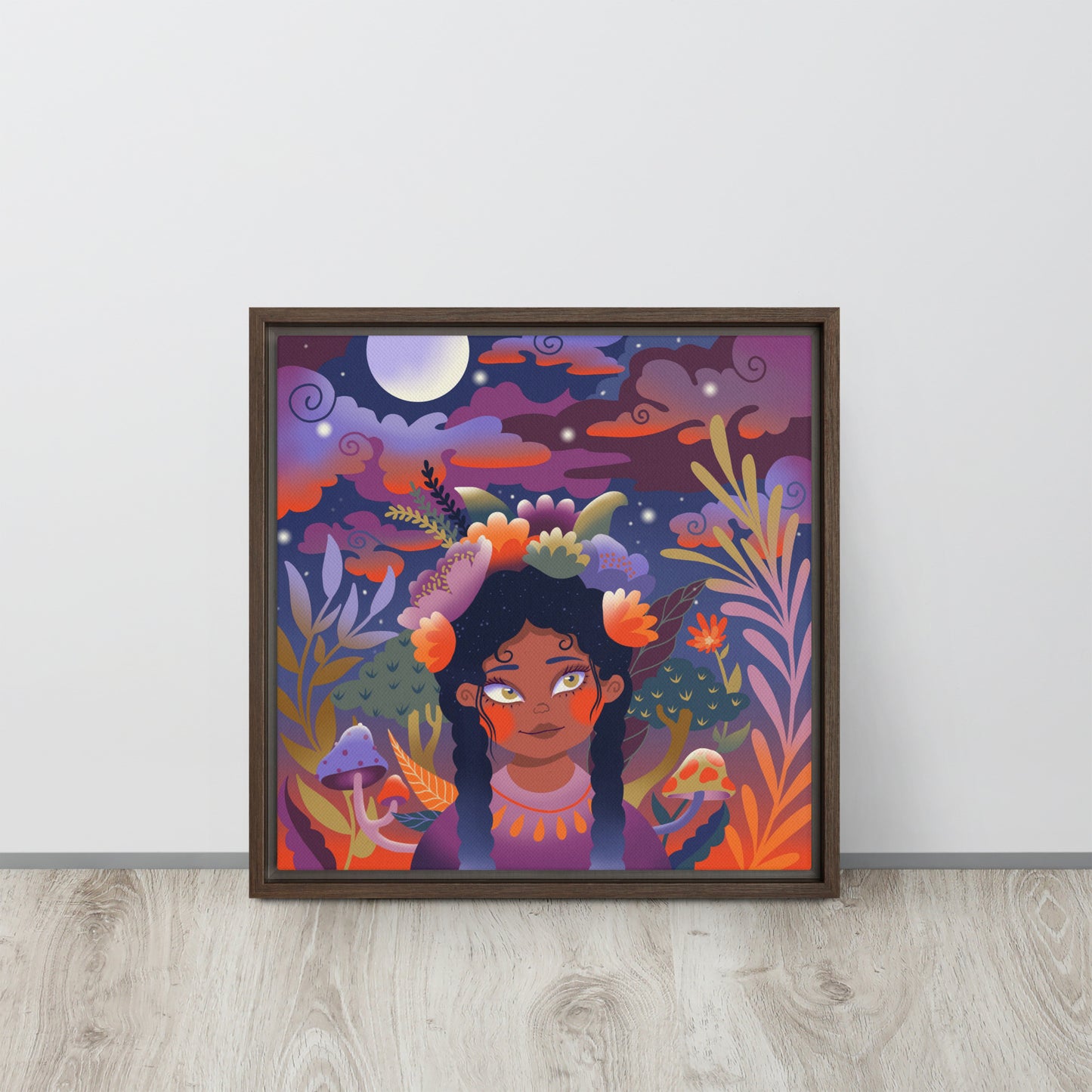 Big Little Dreams by Jessica Gonzales | Framed Canvas Print