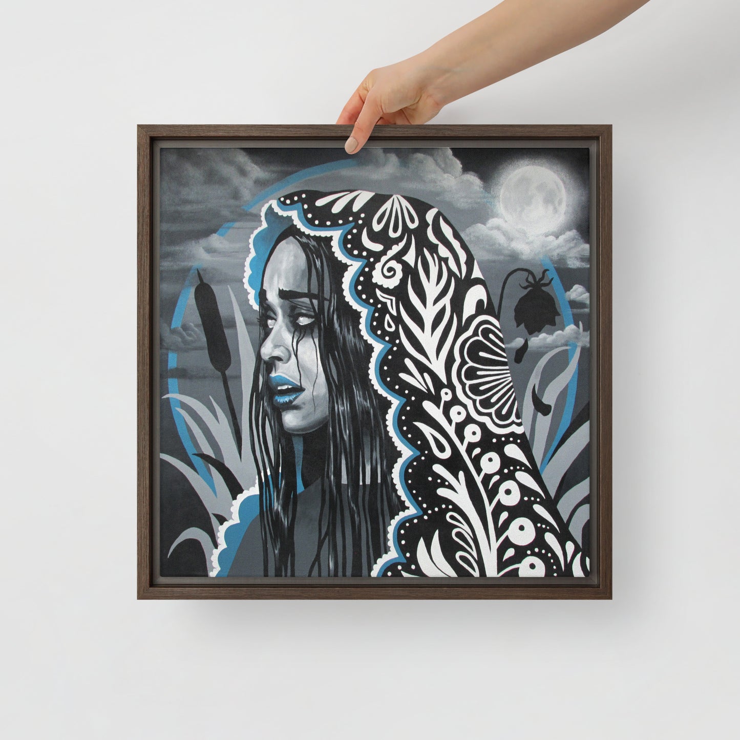 La Llorona by Jessica Gonzales | Framed canvas