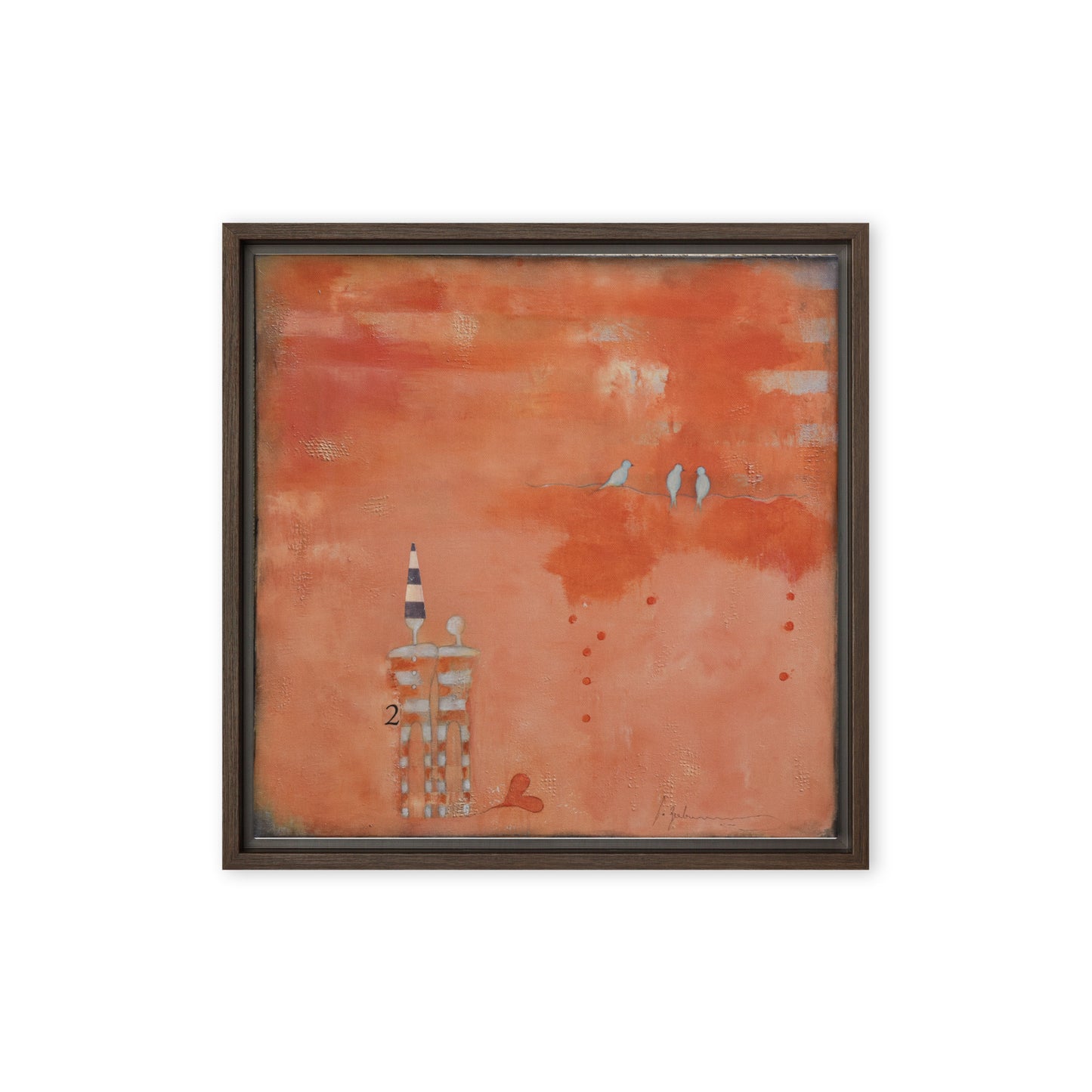 Forever by Christine Zabramny | Framed canvas