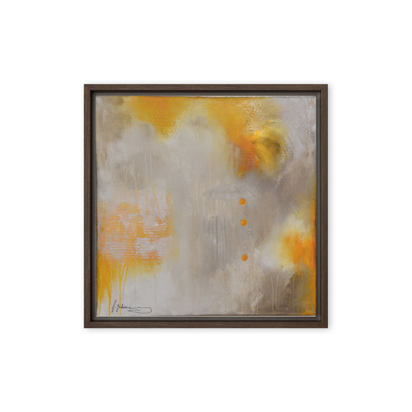 Looking for Sunshine by Christine Zabramny | Framed canvas