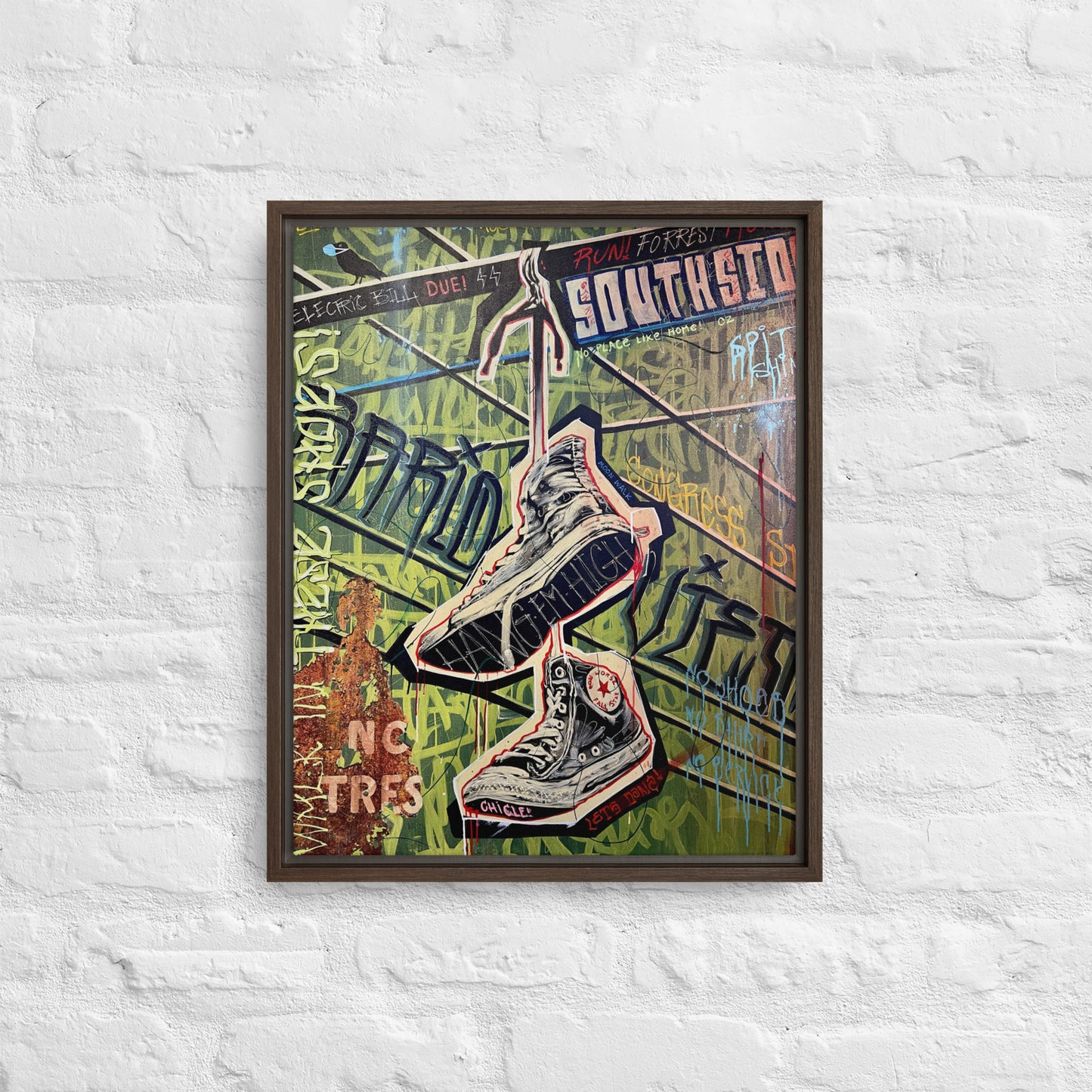 Hang em High by Ignacio Garcia | Framed canvas (16x20)