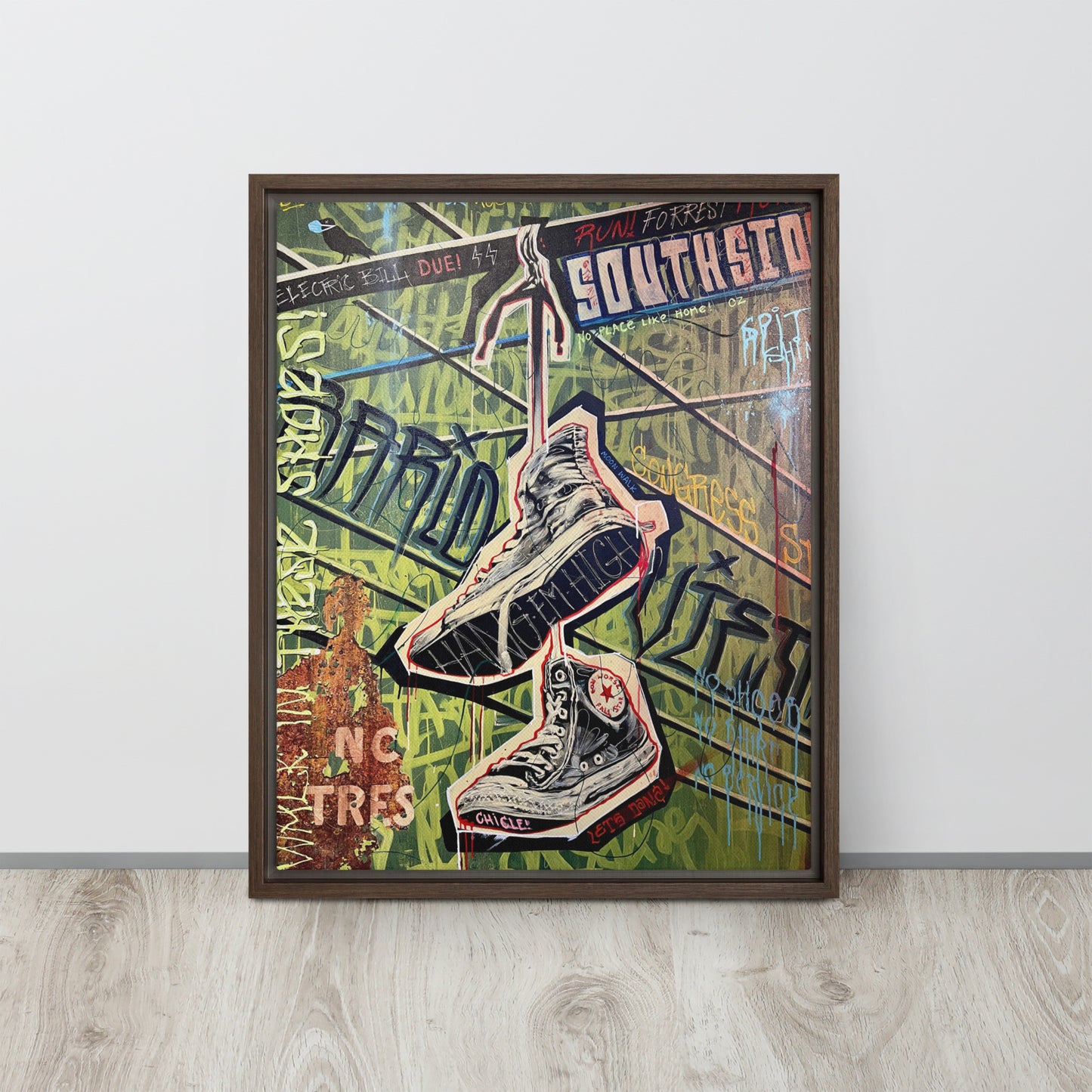 Hang em High by Ignacio Garcia | Framed canvas (16x20)