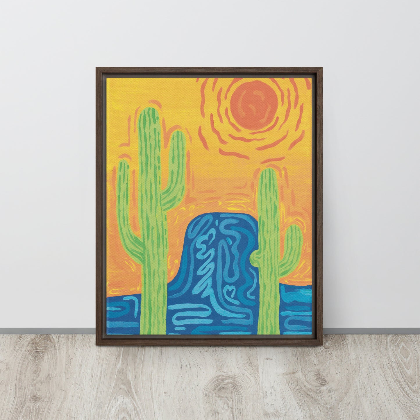 Sedona by Darby Hunter | Framed canvas