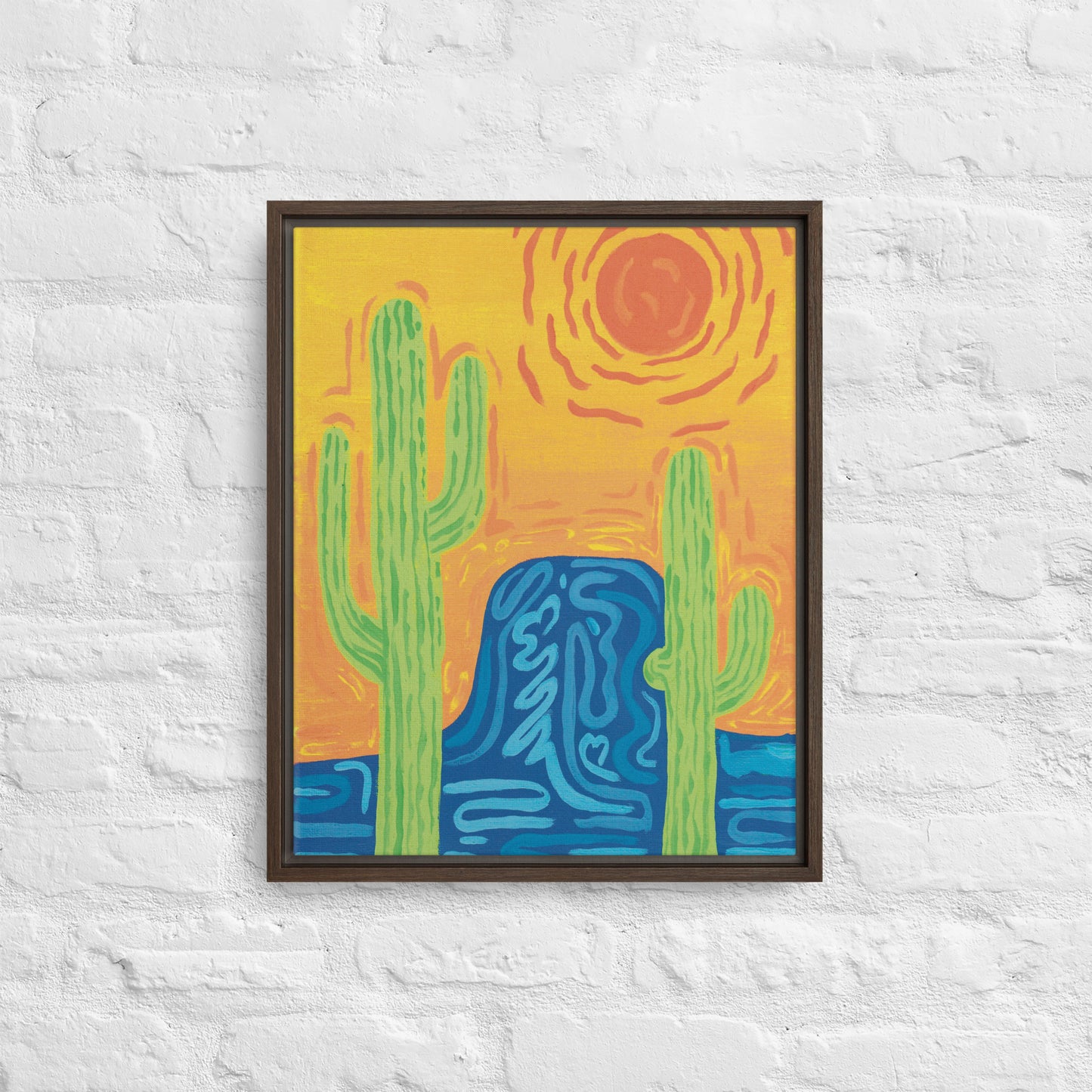 Sedona by Darby Hunter | Framed canvas