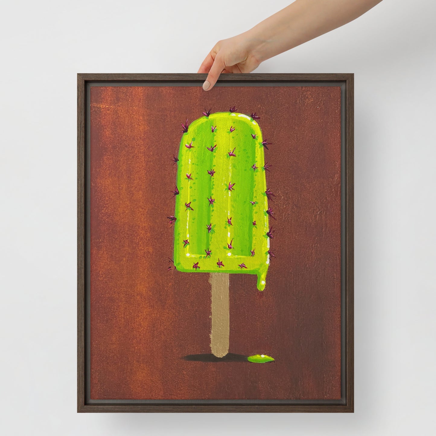 Prickly Pop by Ignacio Garcia | Framed canvas