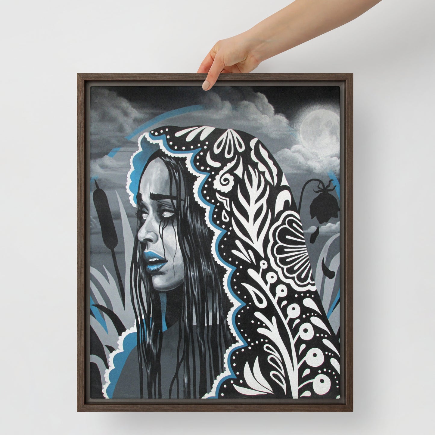 La Llorona by Jessica Gonzales | Framed canvas