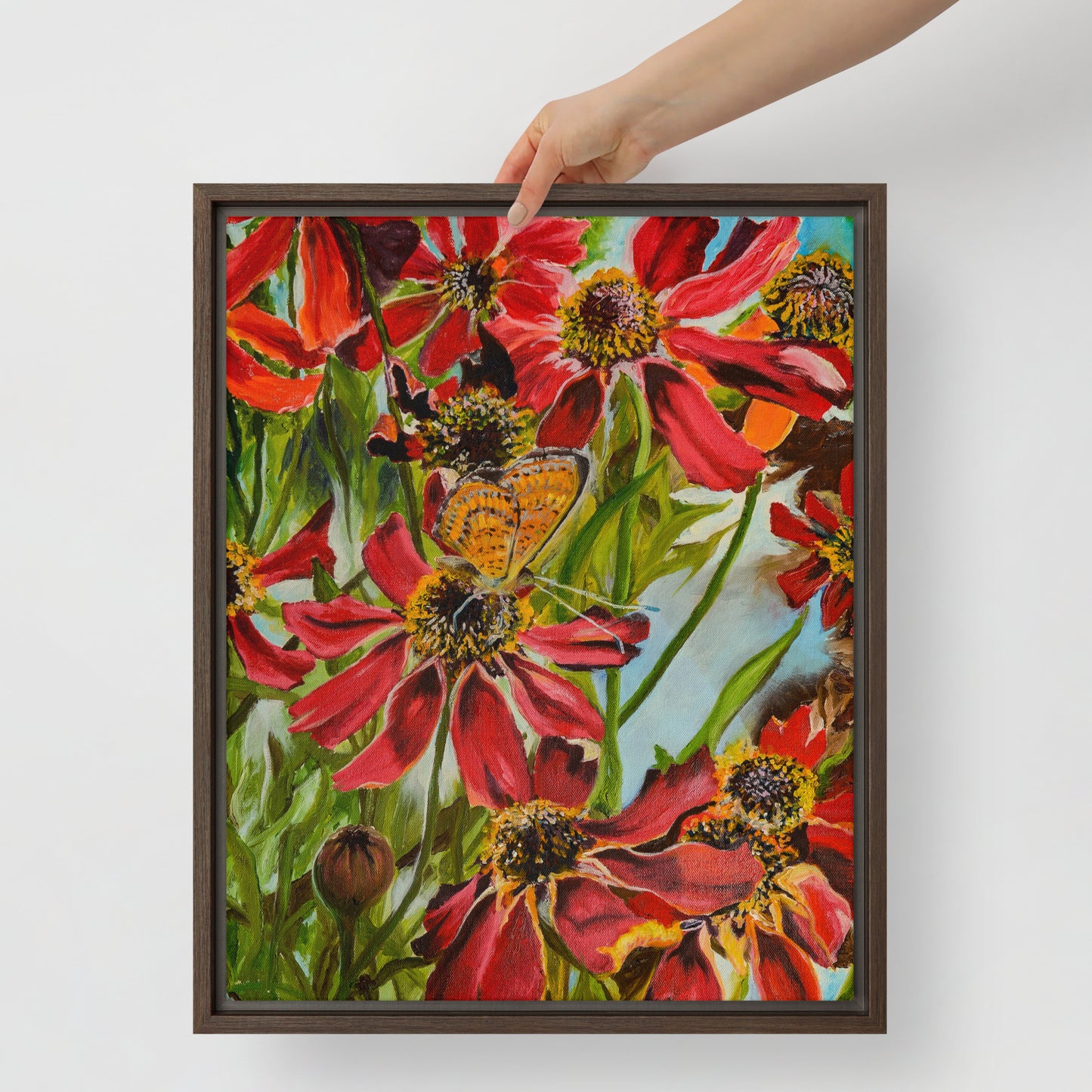 The Morning Garden by Andrea Rodriguez | Framed canvas