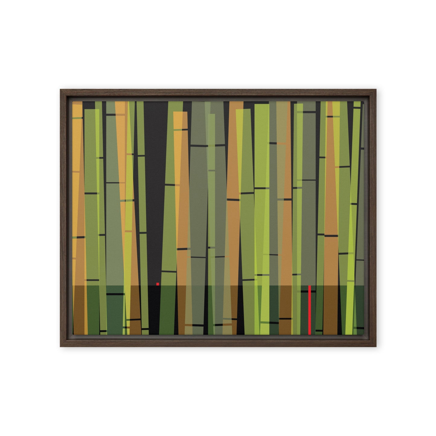 BambooScape by Damon Leverett | Framed canvas