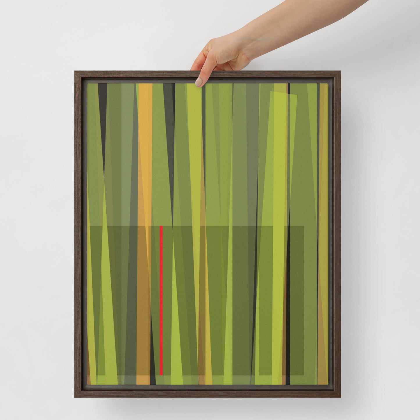 Piano Grass by Damon Leverett | Framed canvas