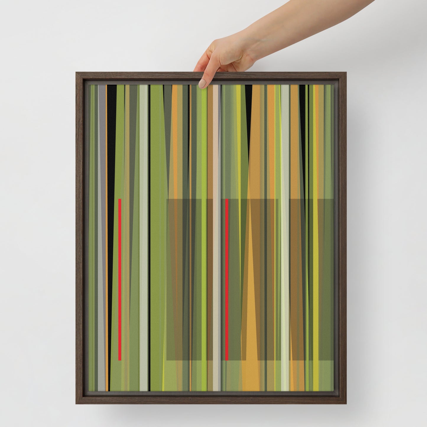 Piano Grass by Damon Leverett | Framed canvas