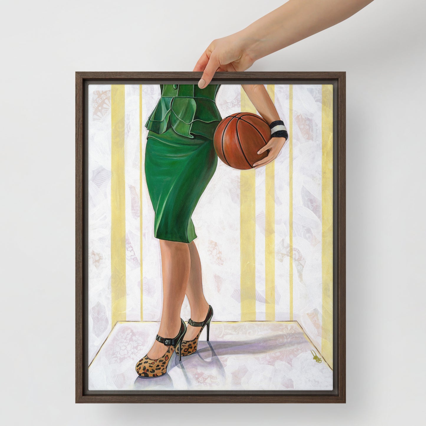 Game Changer by Kathleen Arthur | Framed canvas