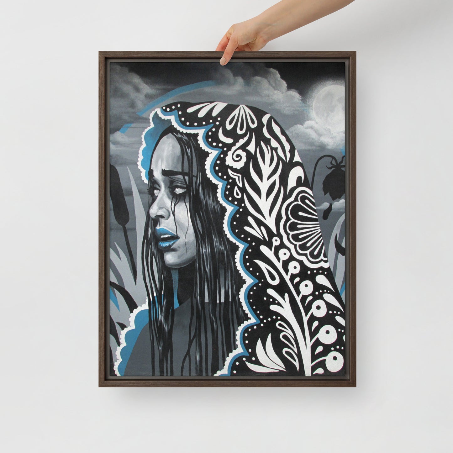 La Llorona by Jessica Gonzales | Framed canvas