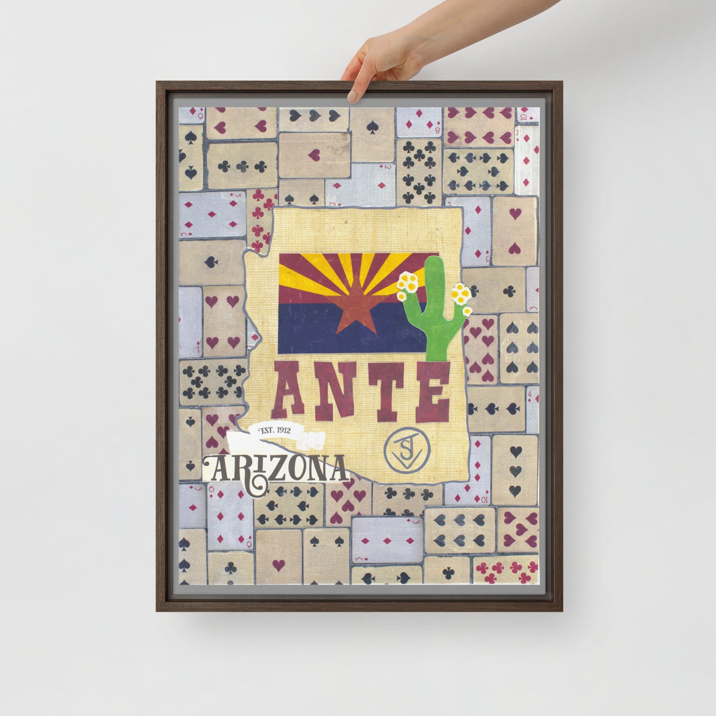 Ante by Suzanne Villella | Framed canvas