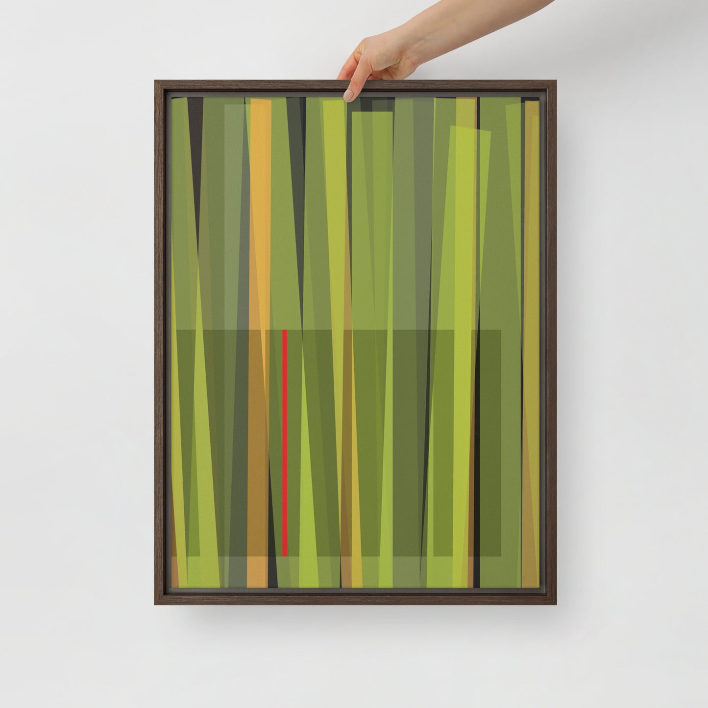 Piano Grass by Damon Leverett | Framed canvas