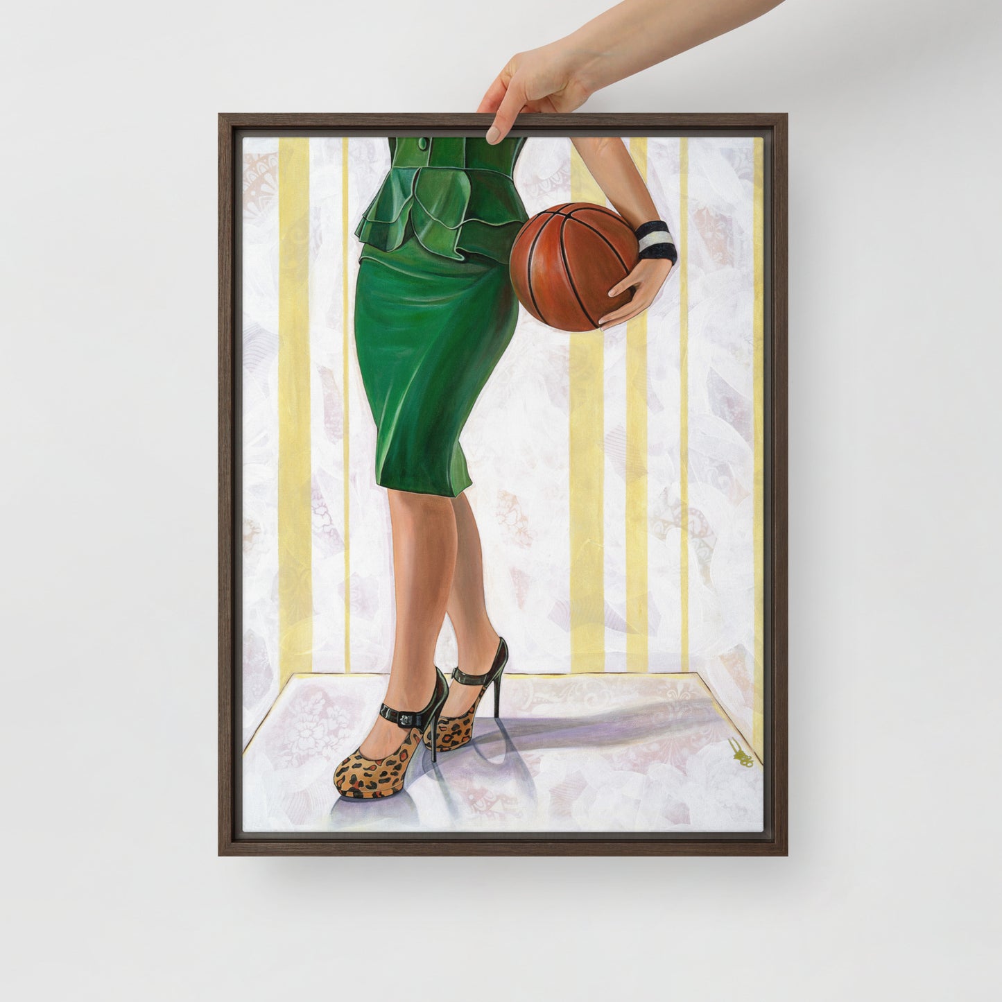 Game Changer by Kathleen Arthur | Framed canvas