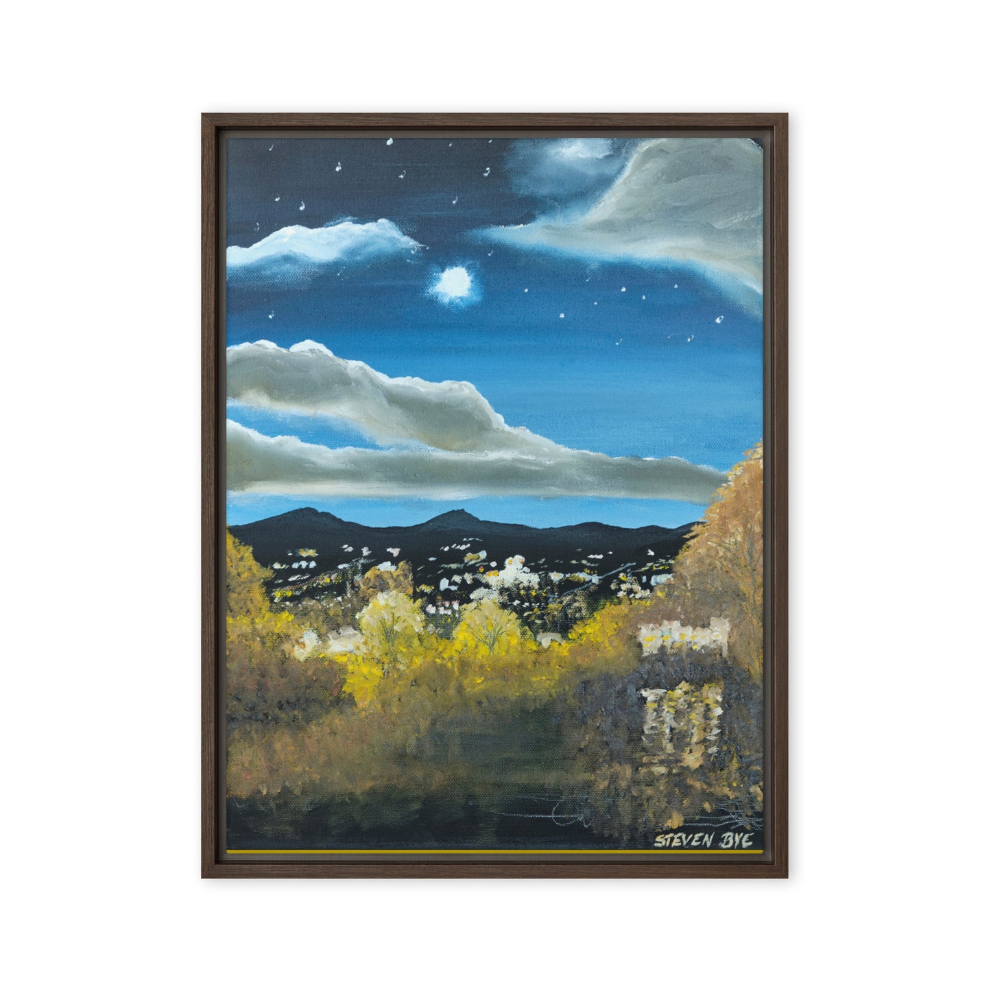 Evening Sky Over Sedona by Steven Bye | Framed canvas