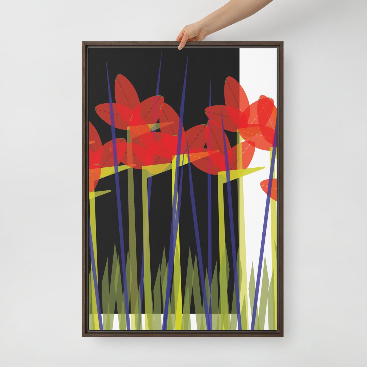 Love Orchids by Damon Leverett | Framed canvas