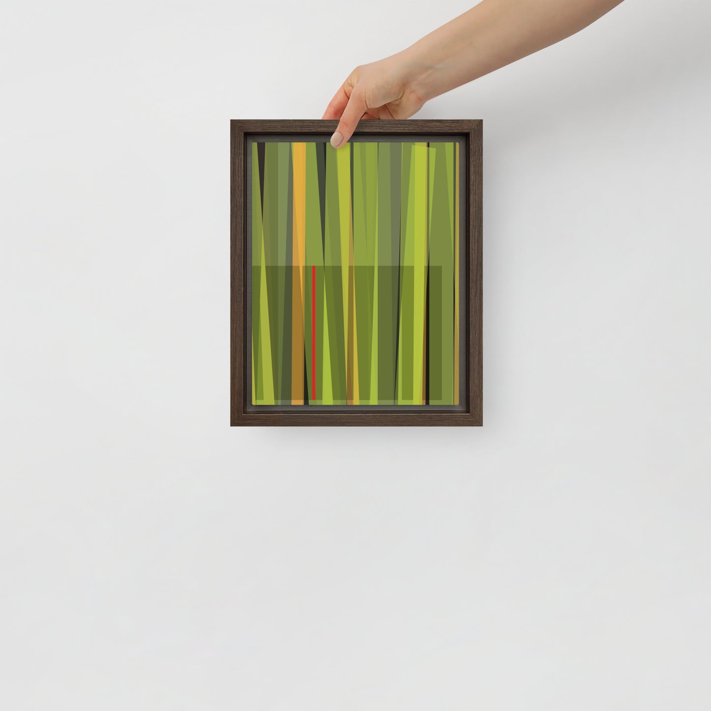 Piano Grass by Damon Leverett | Framed canvas