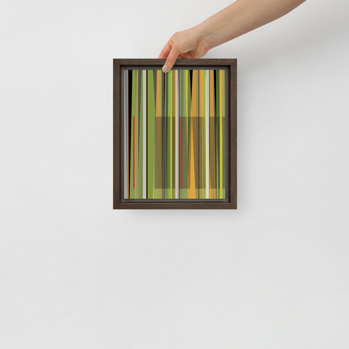 Piano Grass by Damon Leverett | Framed canvas