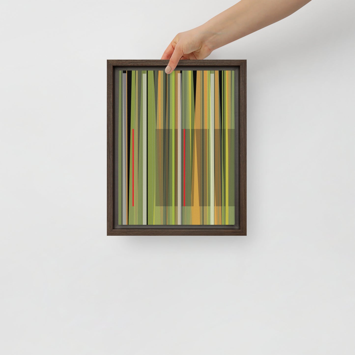 Piano Grass by Damon Leverett | Framed canvas