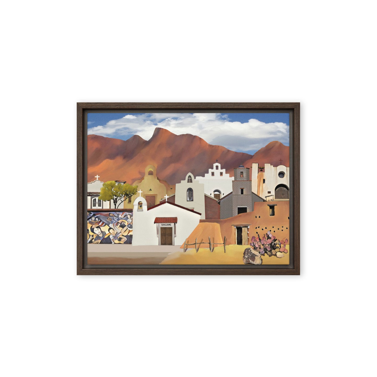 Churches, Chapels & Missions by Mike Berren | Framed canvas