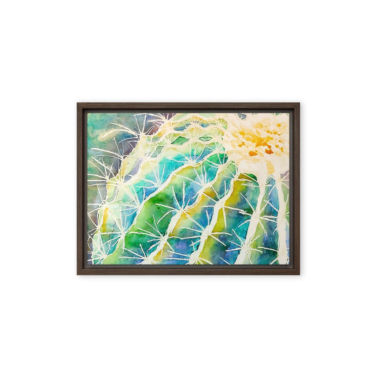 Mutilated Cactus by Lara Somers | Framed canvas