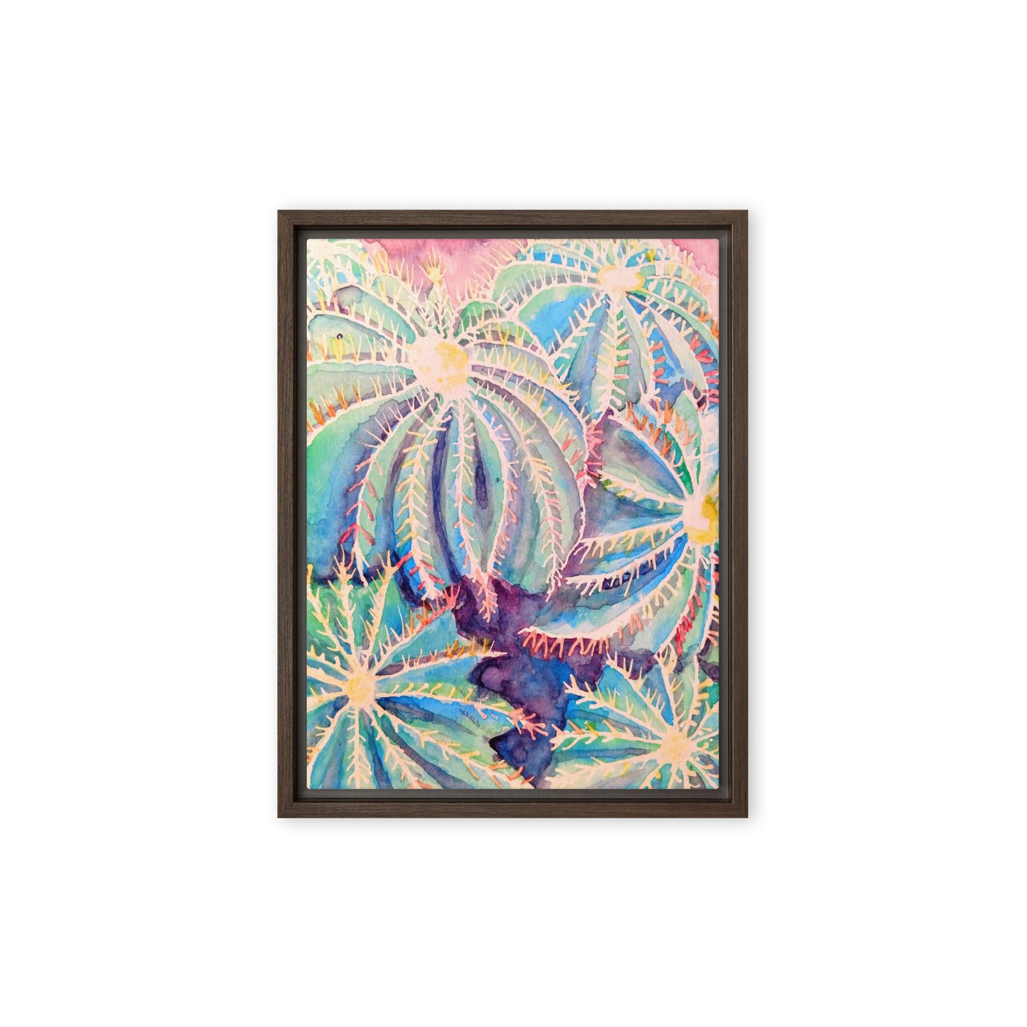 Finding Strength Water Color by Lara Somers | Framed canvas