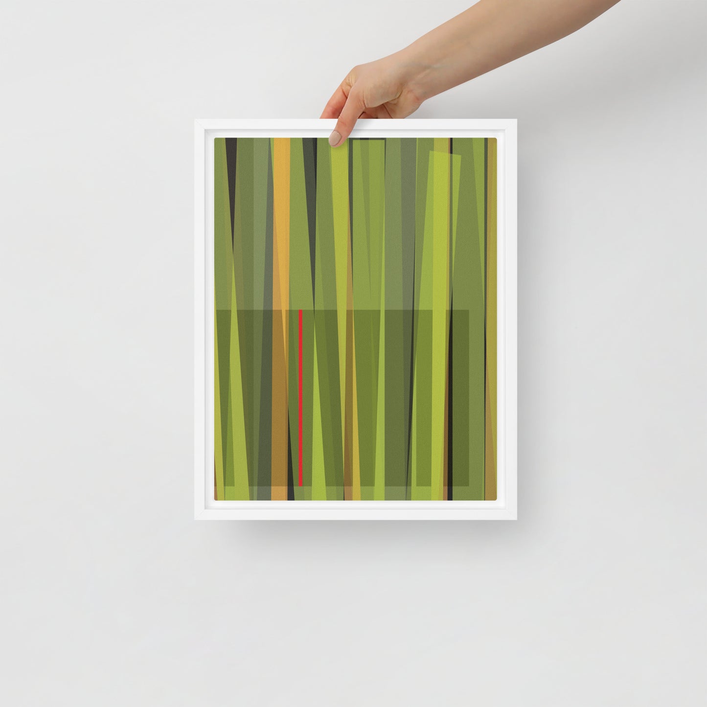 Piano Grass by Damon Leverett | Framed canvas