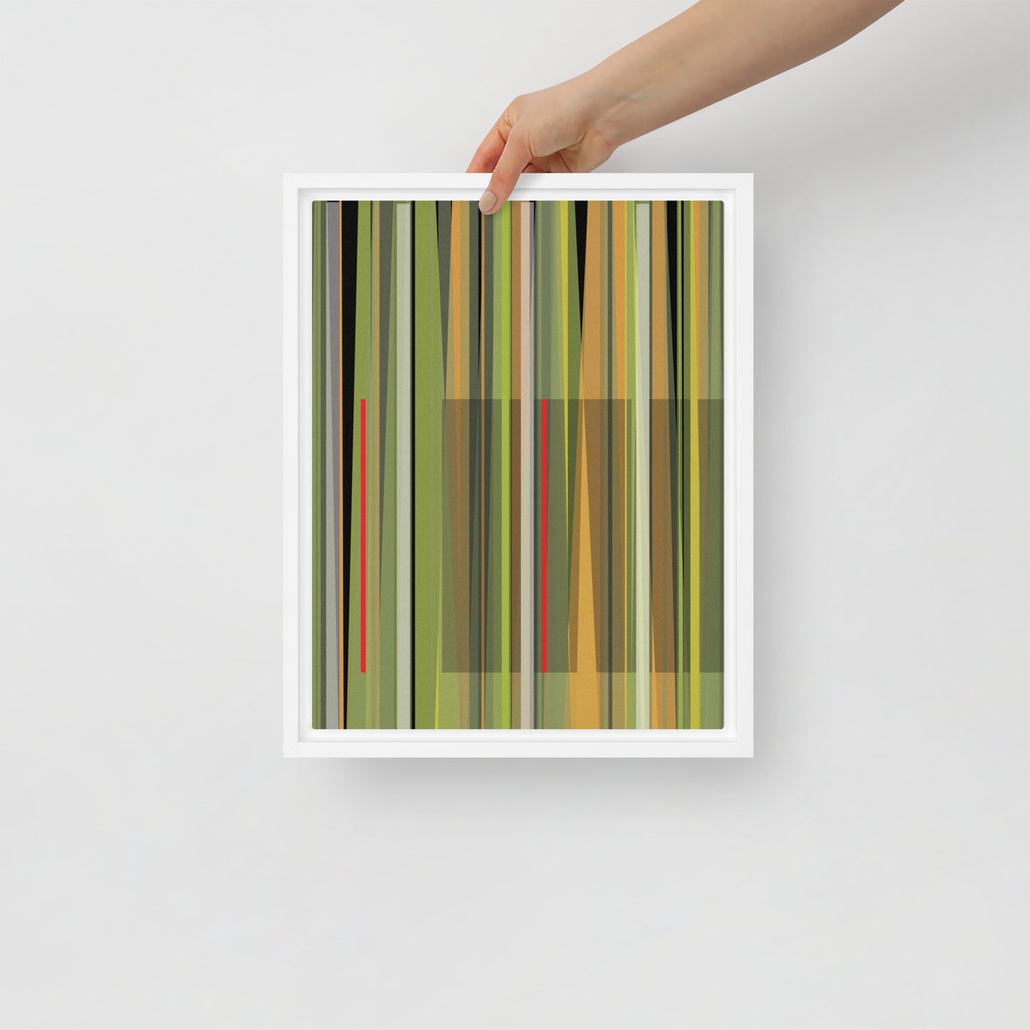 Piano Grass by Damon Leverett | Framed canvas