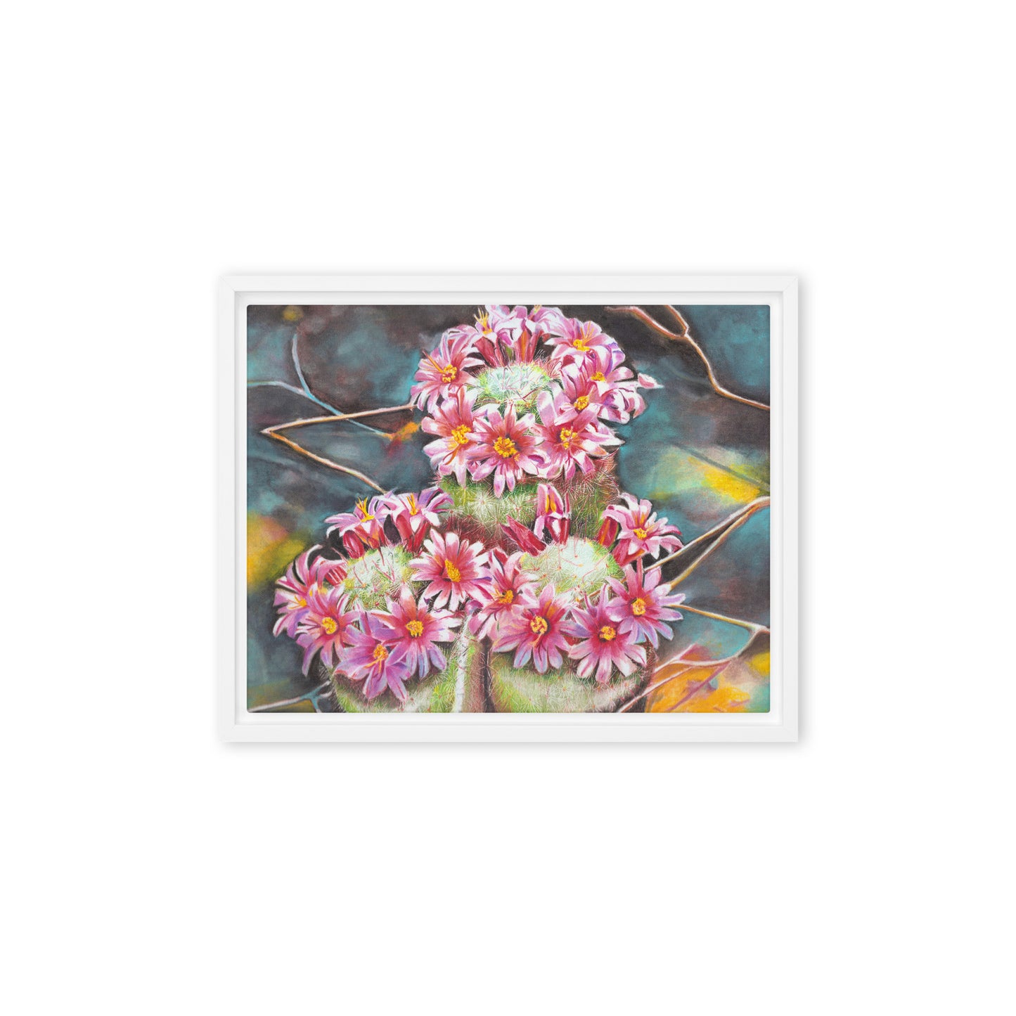 Pin Cushion by Amber Pierson | Framed canvas