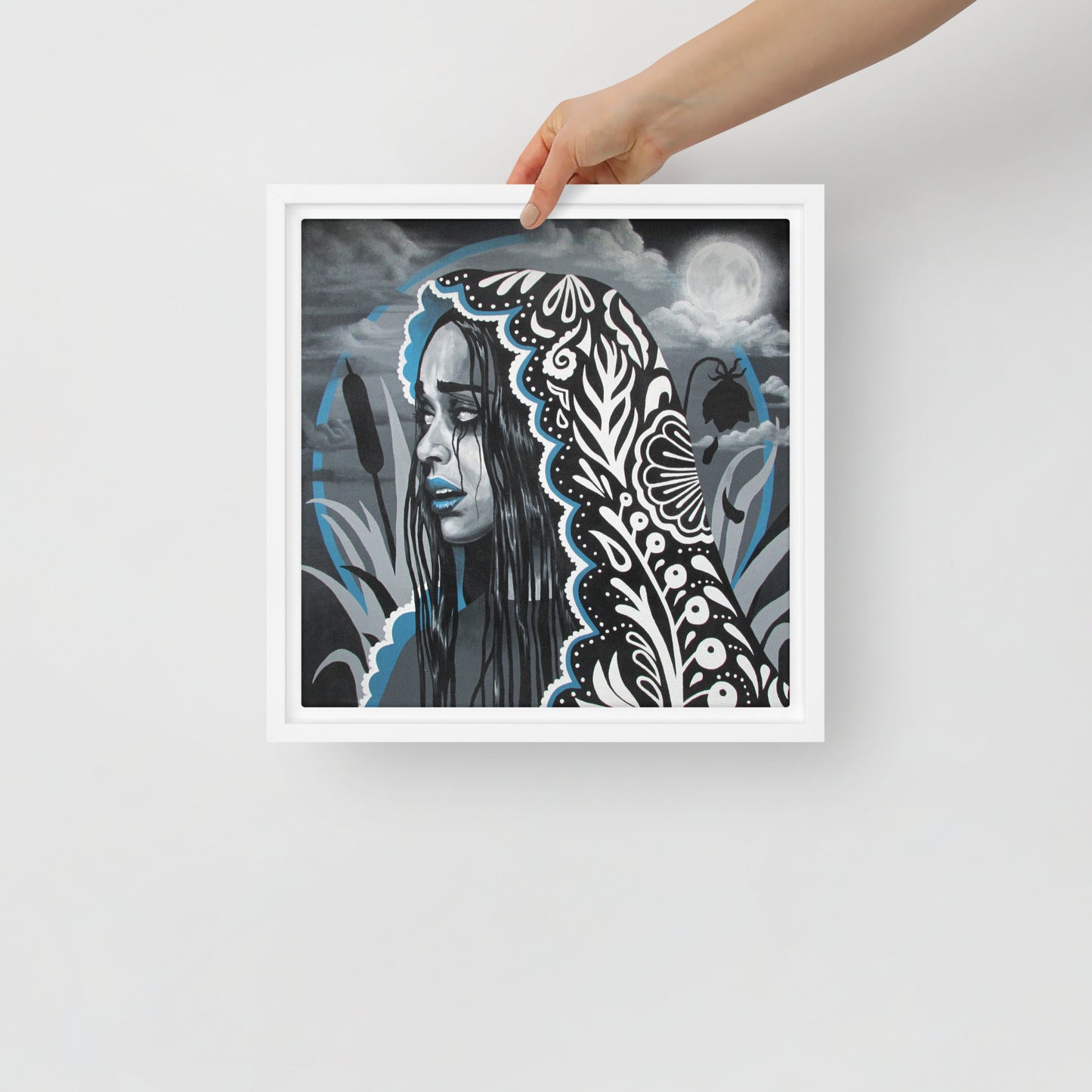 La Llorona by Jessica Gonzales | Framed canvas