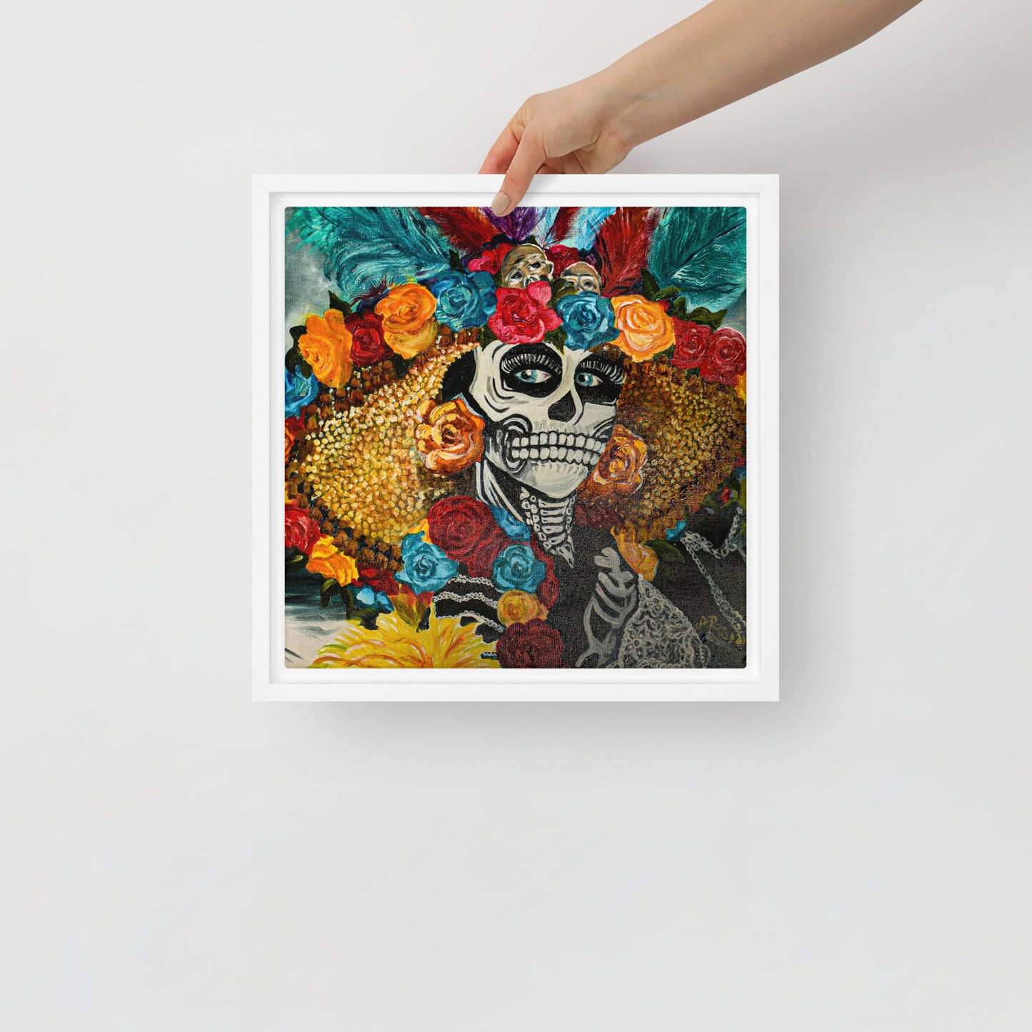 La Catrina by Andrea Rodriguez | Framed canvas