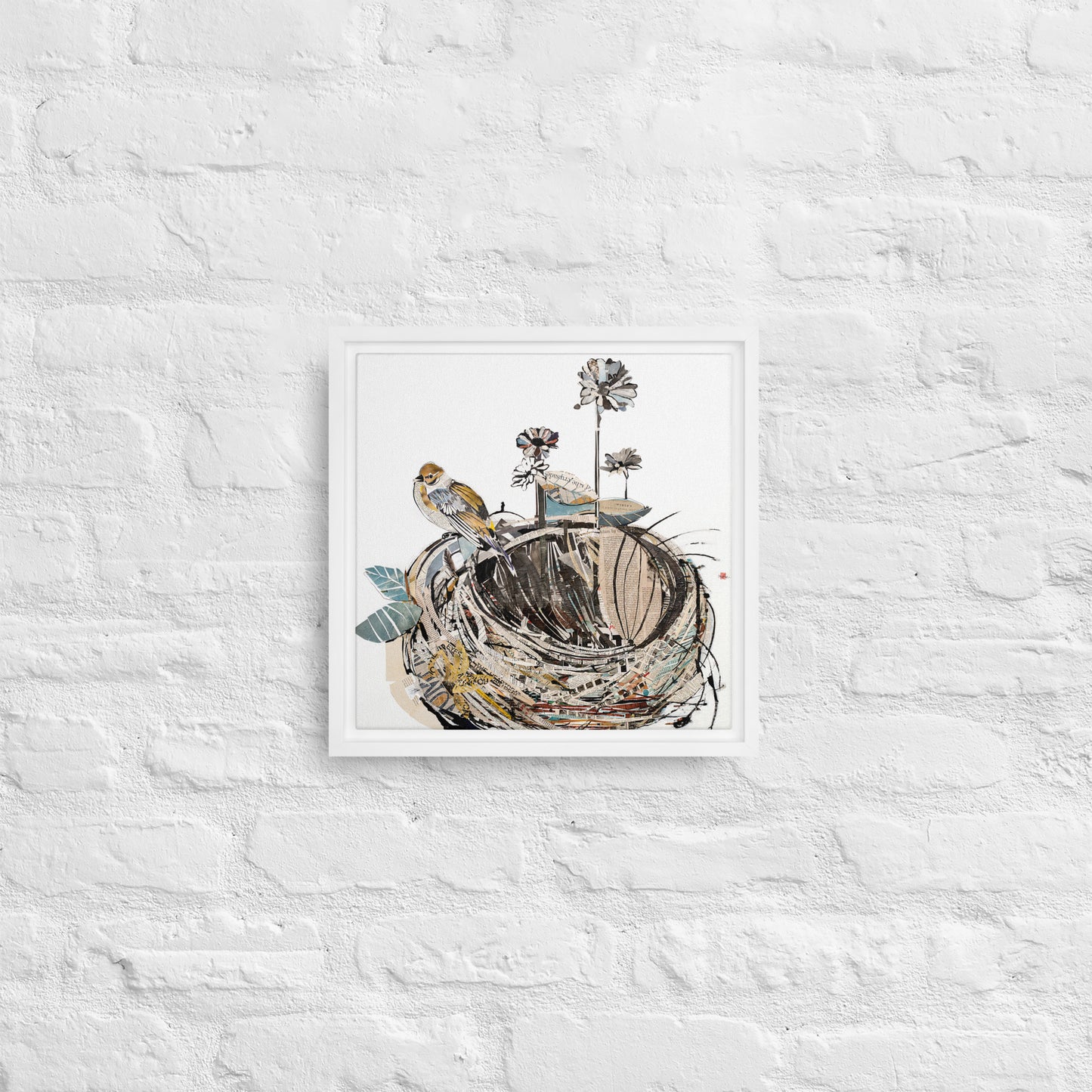 Empty Nest by Amy Bumpus | Framed canvas