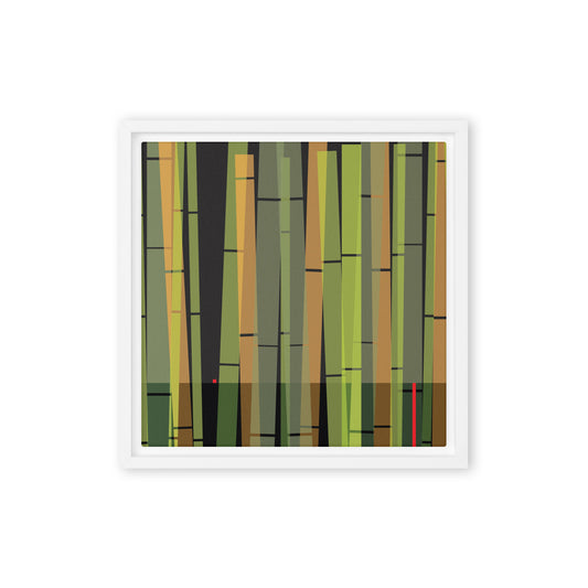 BambooScape by Damon Leverett | Framed canvas