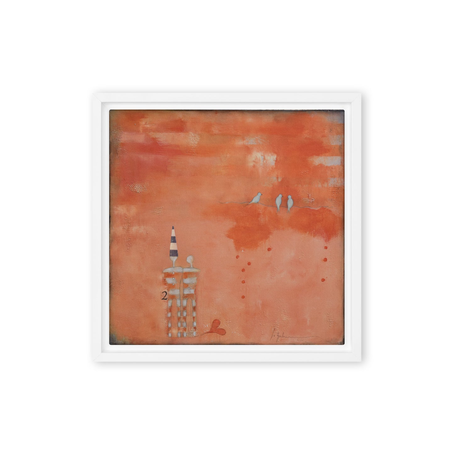 Forever by Christine Zabramny | Framed canvas