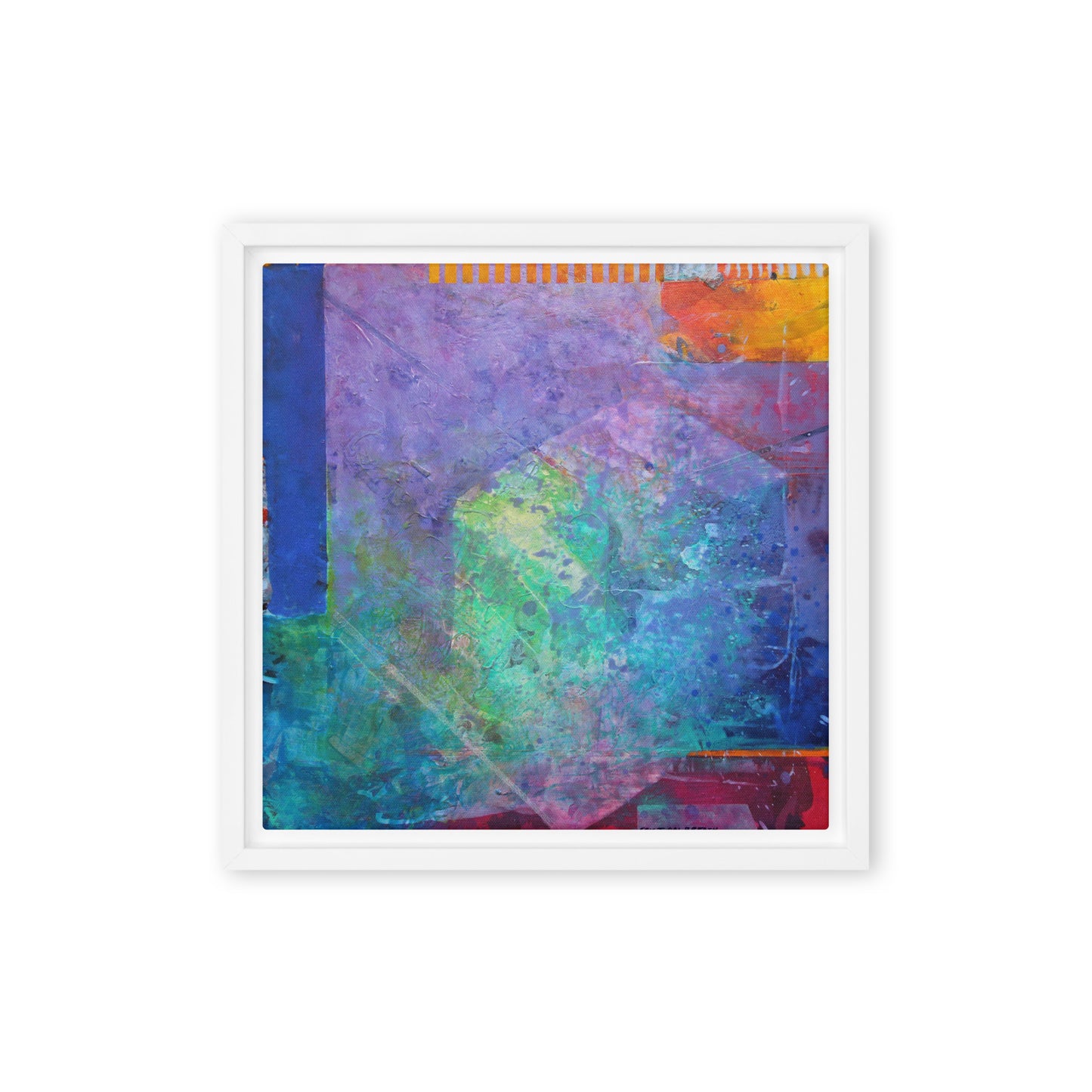 Colors Cubed by Eric Galbreath | Framed canvas