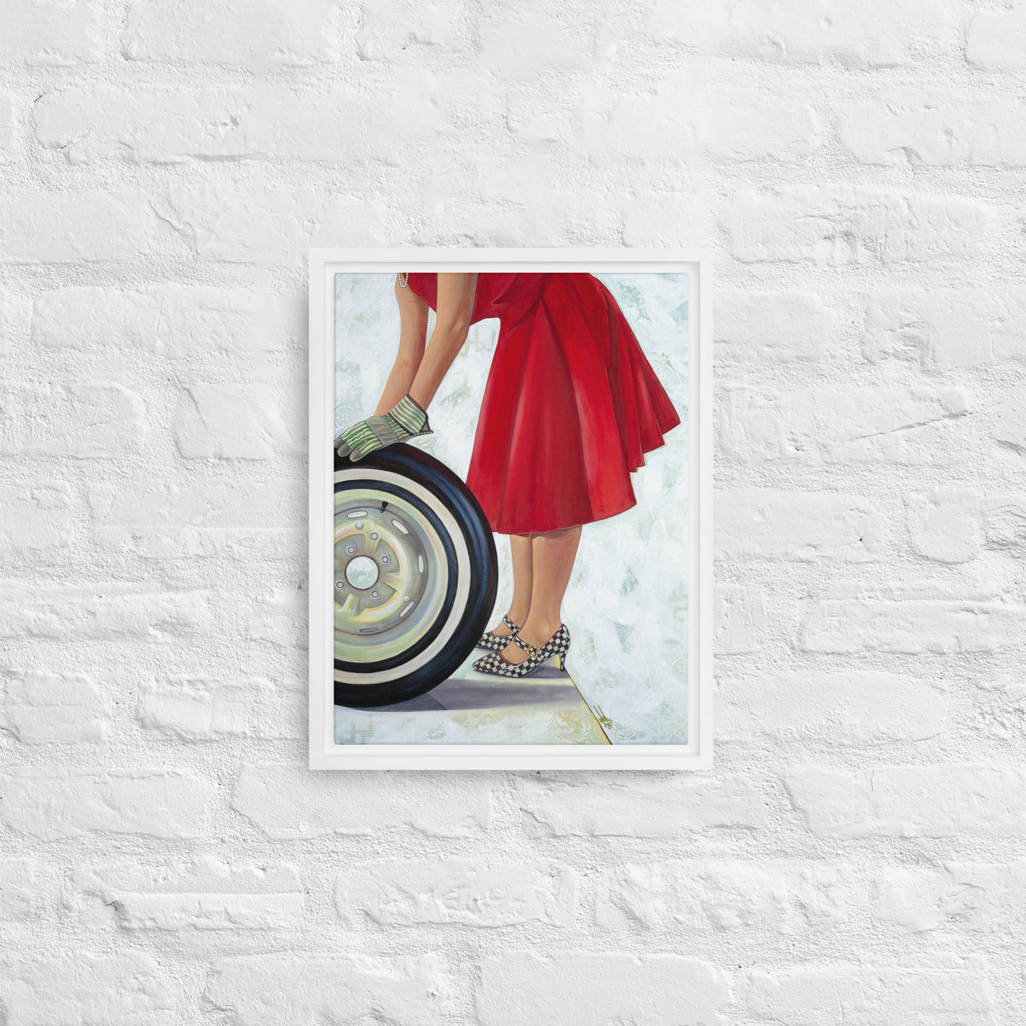 Street Smart by Kathleen Arthur | Framed canvas