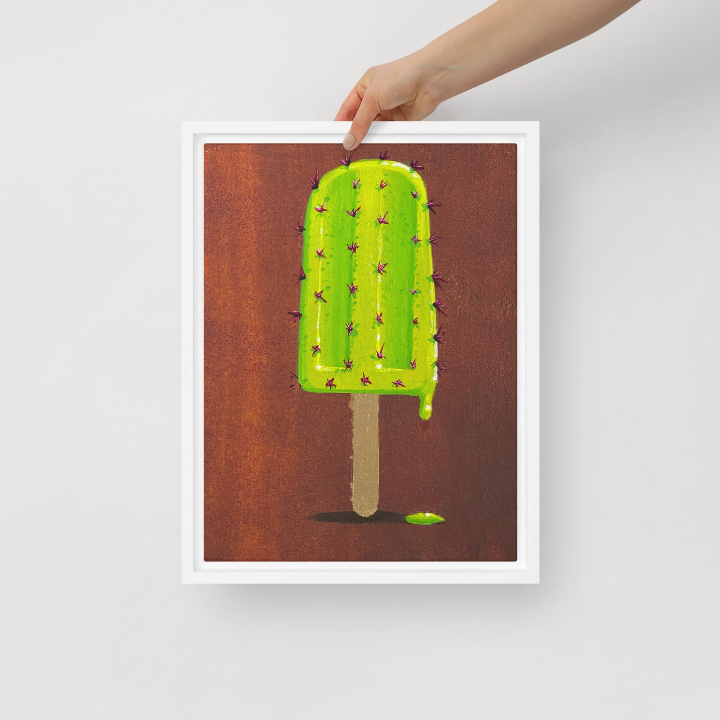 Prickly Pop by Ignacio Garcia | Framed canvas