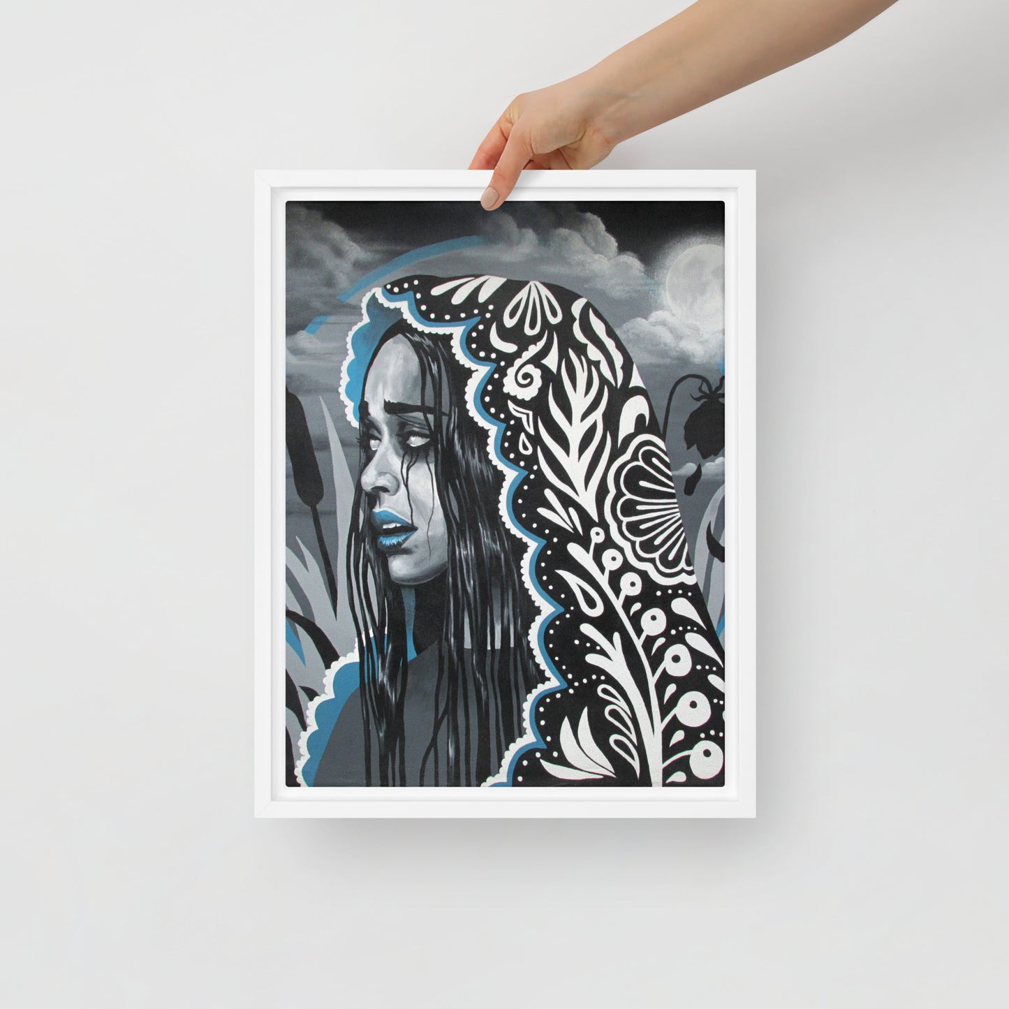 La Llorona by Jessica Gonzales | Framed canvas