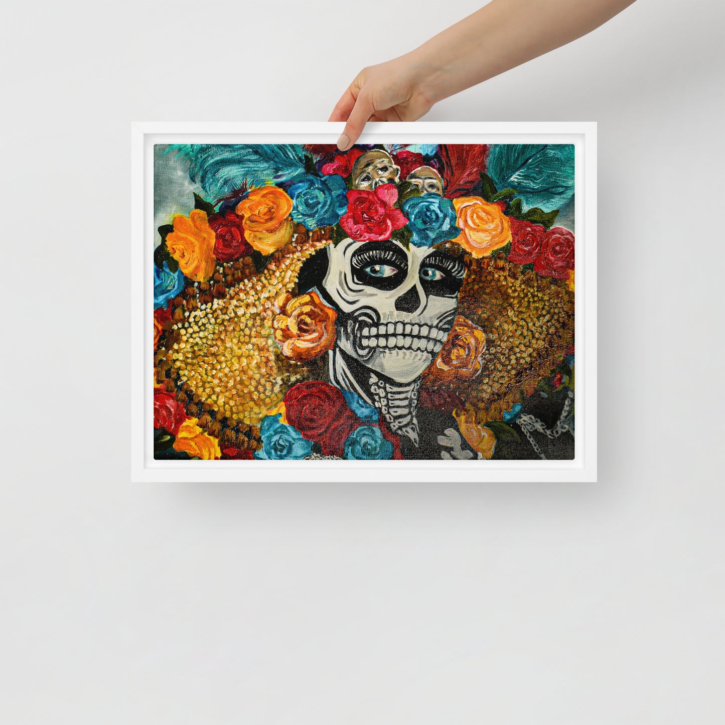 La Catrina by Andrea Rodriguez | Framed canvas