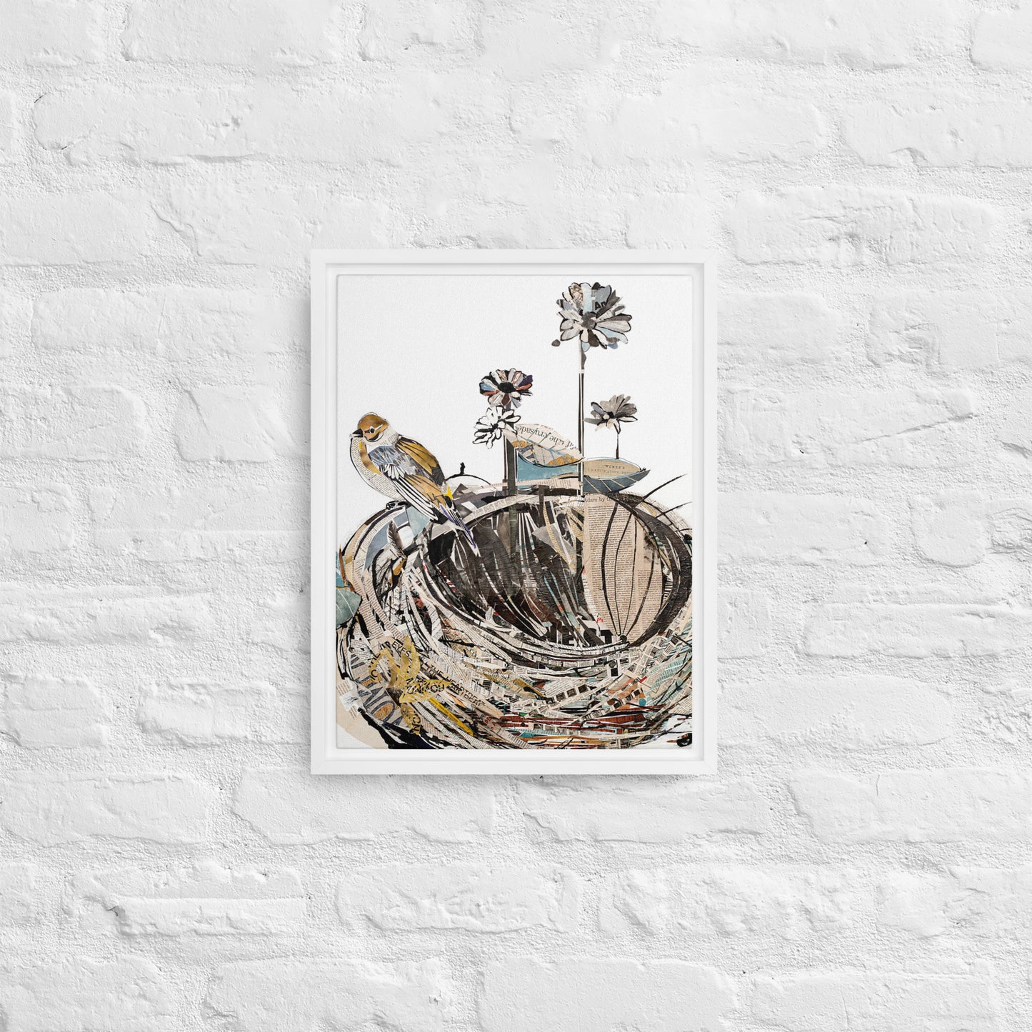 Empty Nest by Amy Bumpus | Framed canvas