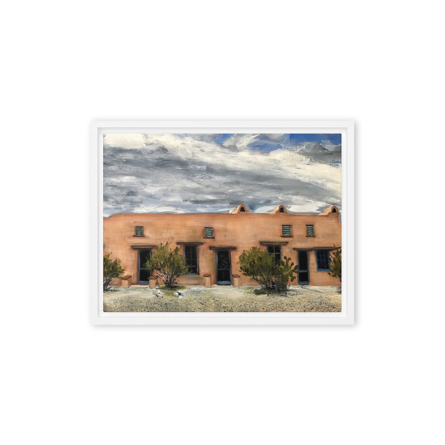 Fort Lowell Commissary, Tucson by Rob Waters | Framed canvas