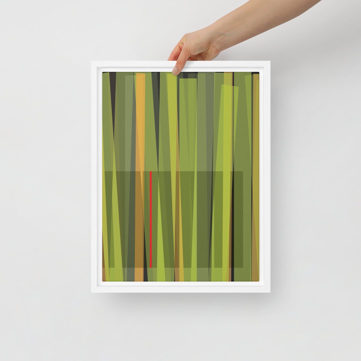 Piano Grass by Damon Leverett | Framed canvas