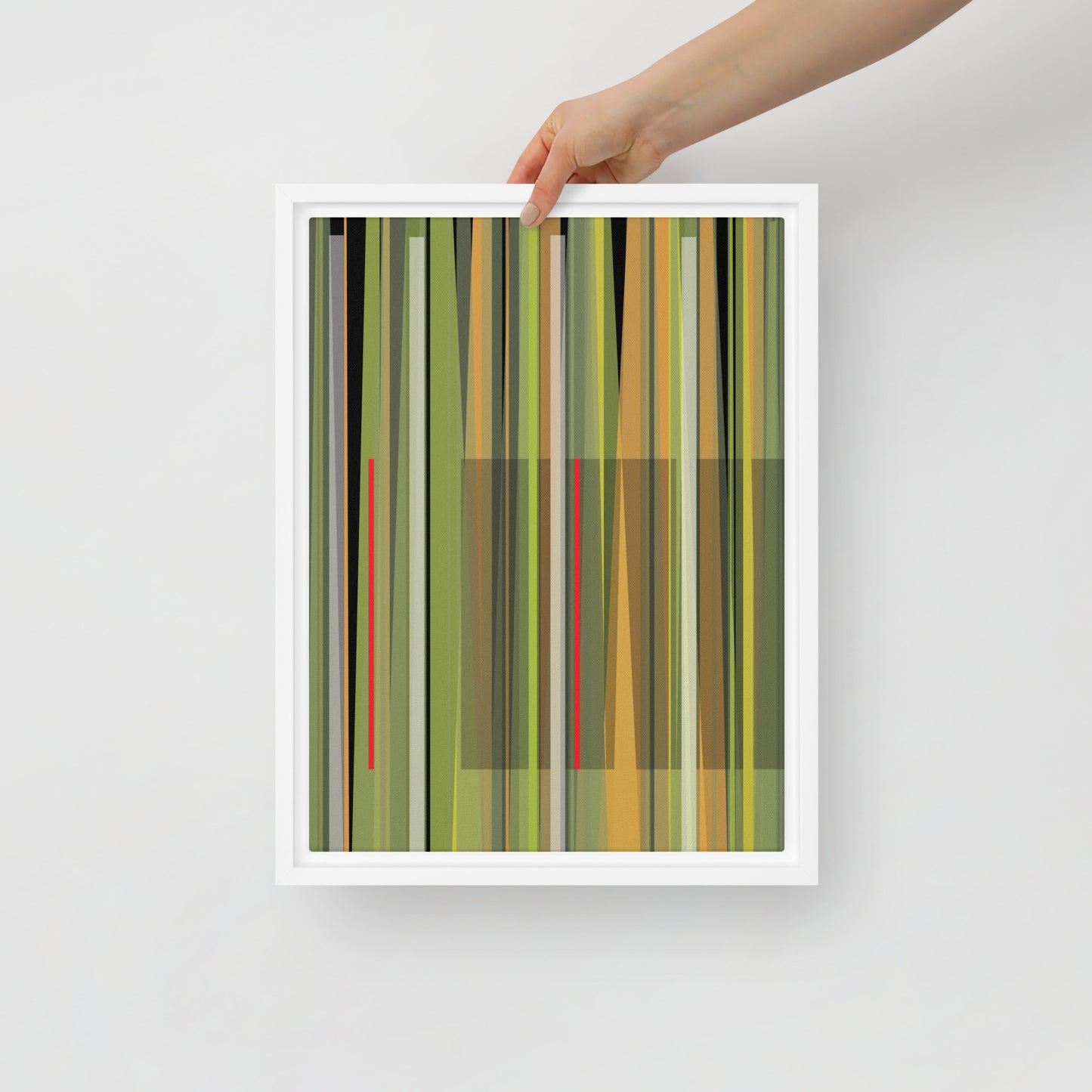 Piano Grass by Damon Leverett | Framed canvas